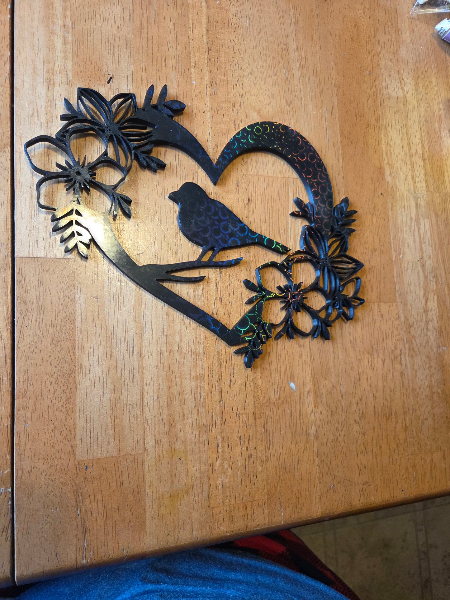 Wings of love stainglass