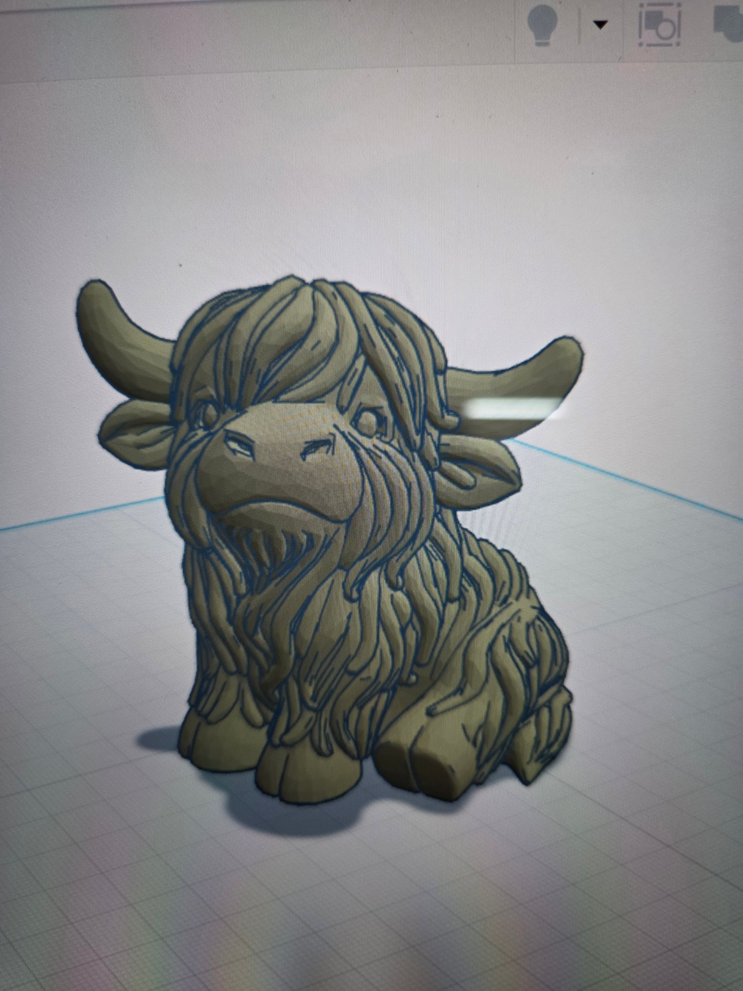 Highland cow element