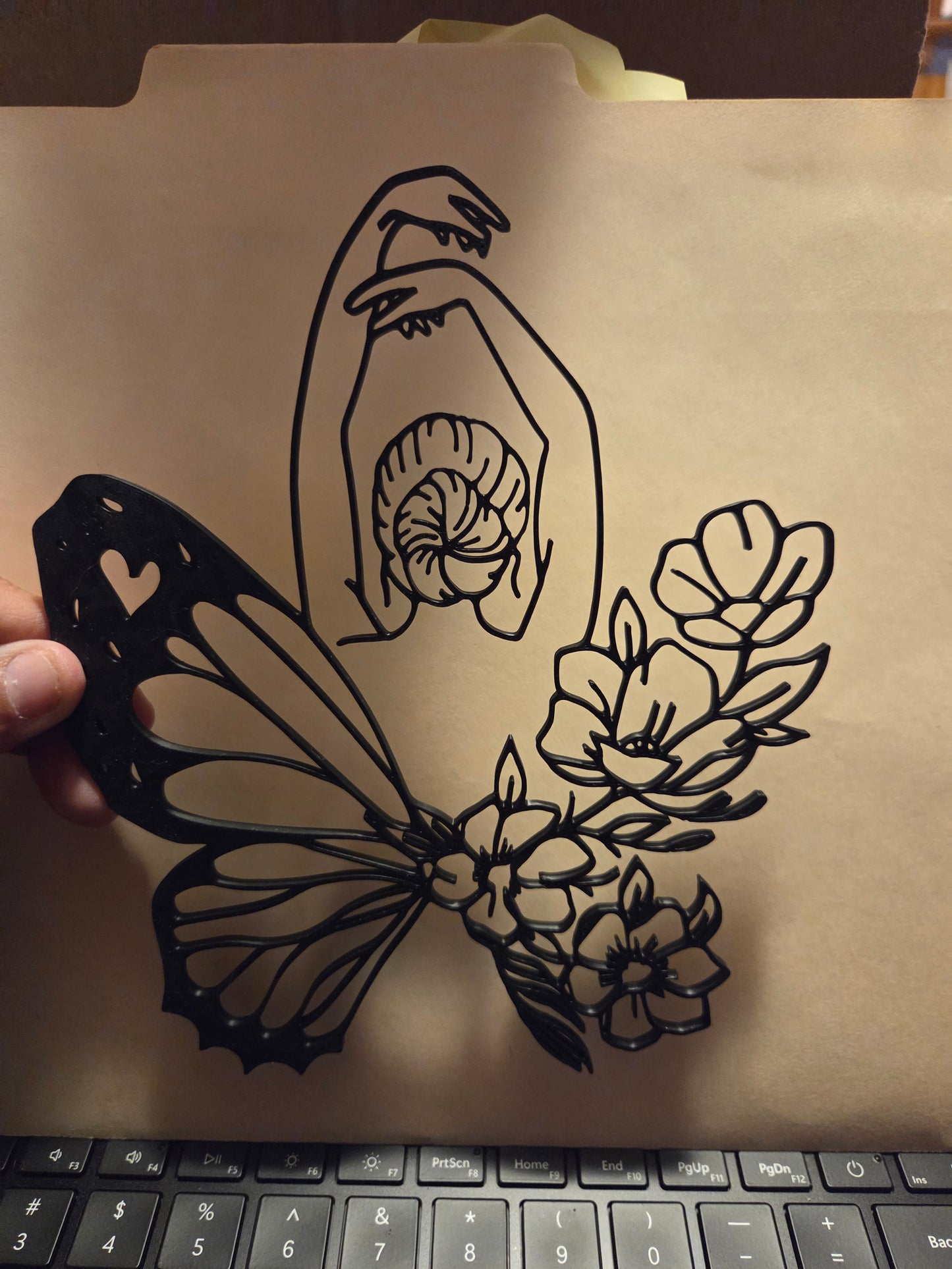 ballerina butterfly stainglass