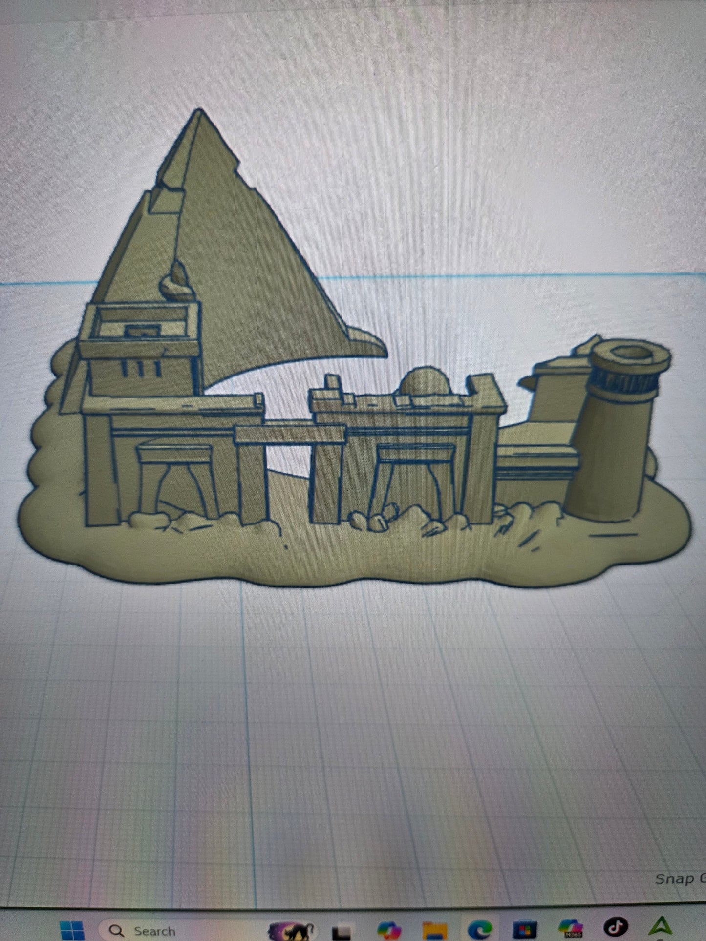 Egyptian city sleeve 30 oz
