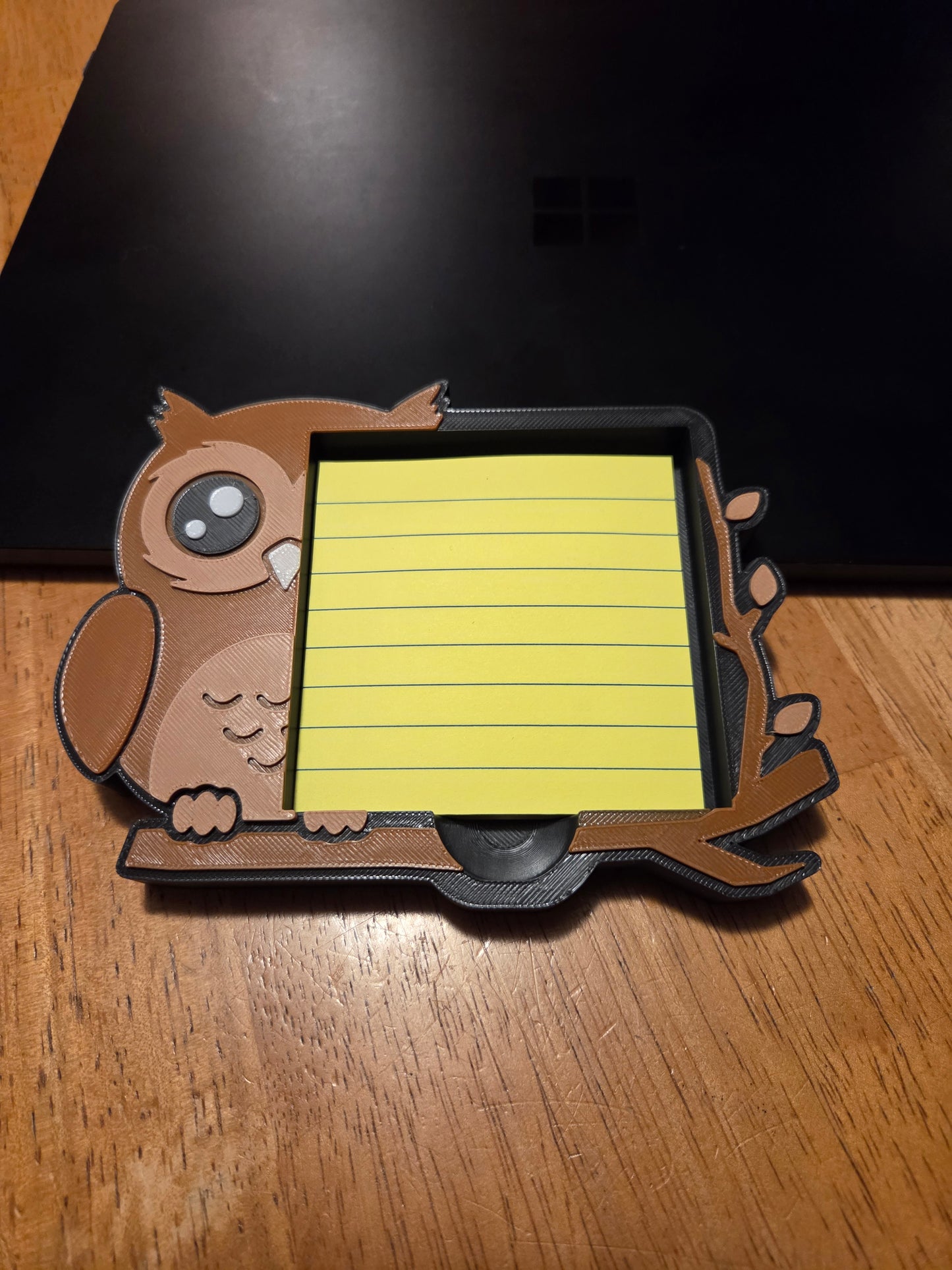 Owl post it holder