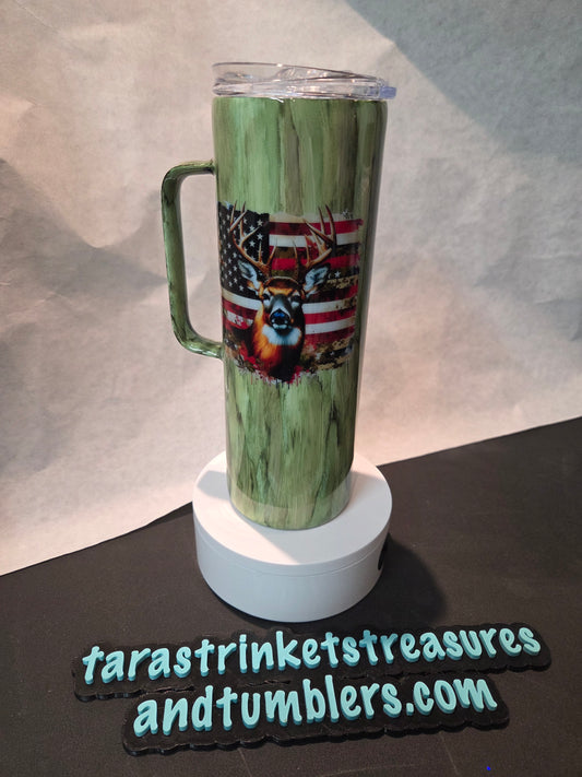 Patriotic deer