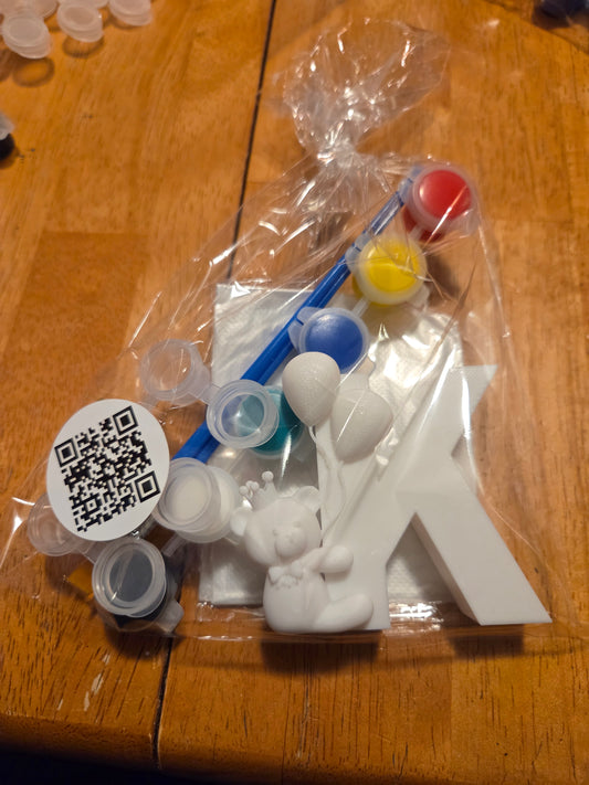 Small letter paint kit