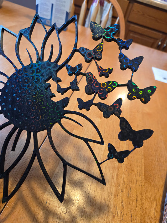 Evolution of life stainglass