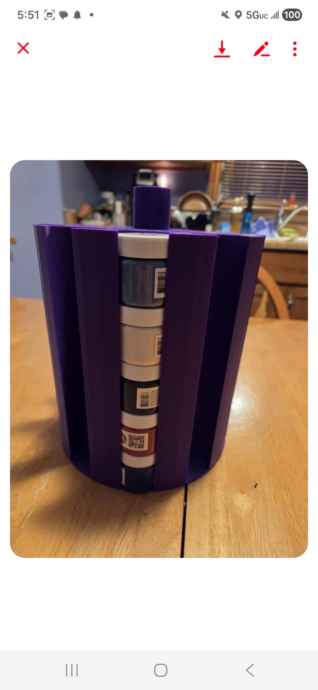 Stackable Caddy 1 ounce PC jars