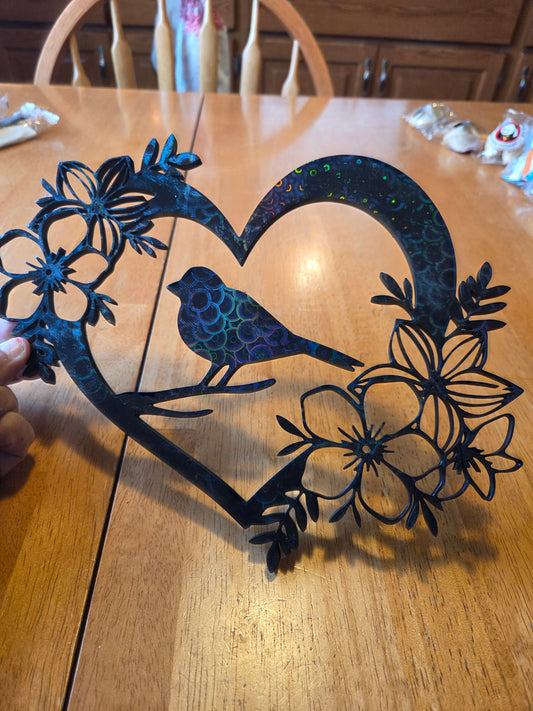 Wings of love stainglass