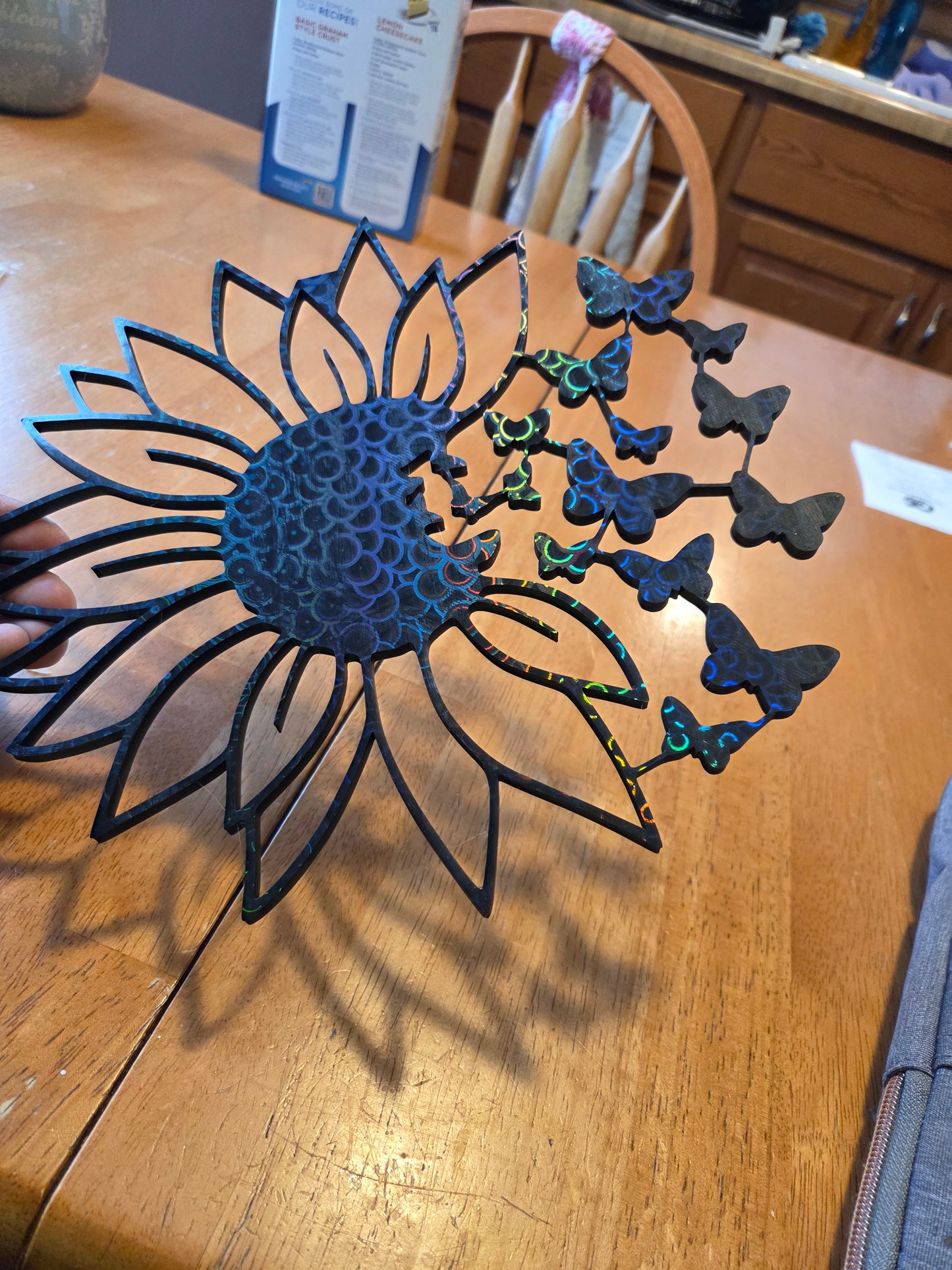 Evolution of life stainglass