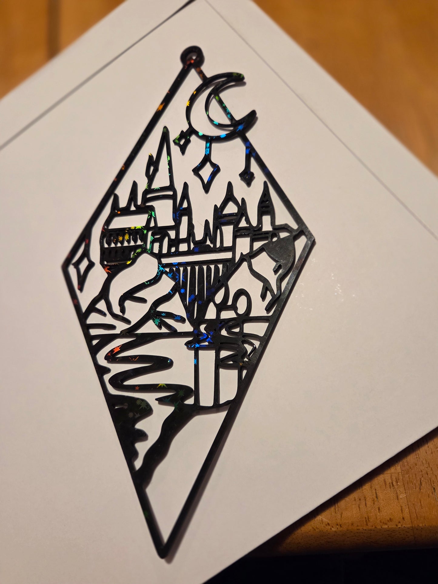 Castle diamond stainglass