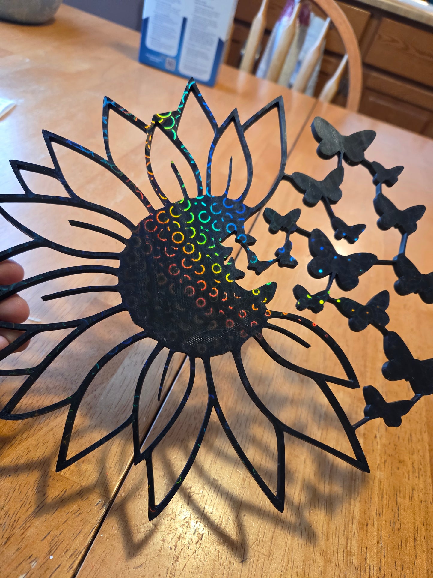 Evolution of life stainglass