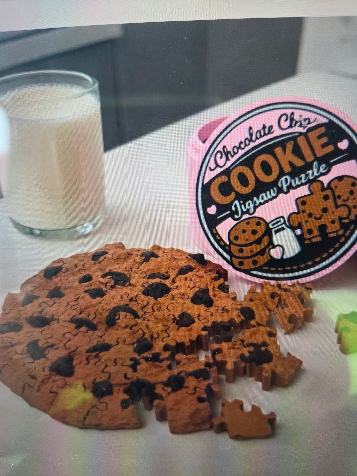 Chocolate chip cookie 3d puzzle 62piece