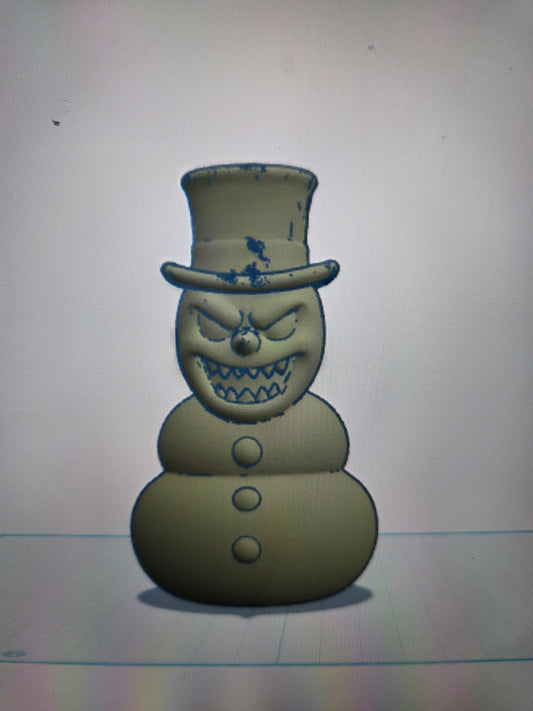 Scary snowman